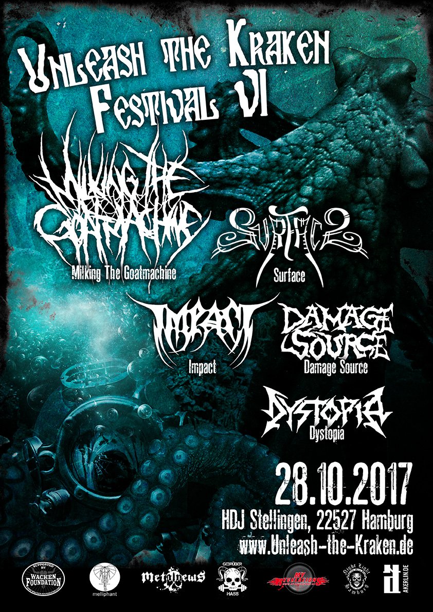 UNLEASH THE KRAKEN FESTIVAL: 28.10.2017, Hamburg