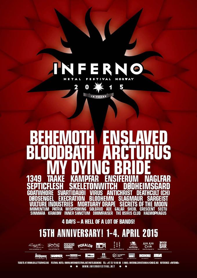 Vorbericht: INFERNO METAL FESTIVAL Norway 2015