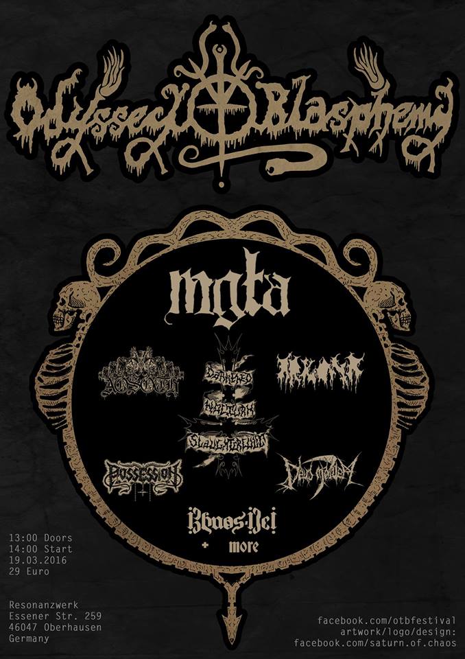 Odyssey To Blasphemy, 19. März 2016